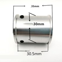 광택기 자동차 무선 폴리셔 알루미늄 합금 30mm DIY 벨트 샌더 컨베이어 구동 휠 모터 스핀들 파워 연마, 02 ID 5mm
