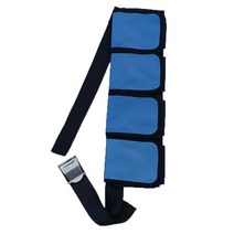 헤비 듀티 160cm 5.2FT 스쿠버 다이빙 다이빙 스피어 낚시 3/4/스테인레스 스틸 장비가있는 무게 벨트 웨빙, 폴리 에스테르 스테인레스 스틸, 스카이 블루 블랙