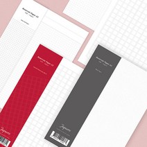 아트박스/글입다 캘리그라피(딥펜/만년필용) 고급지 (Grid/원고지/Blank), 03_Blank 페이퍼 50매