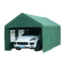 간이창고형 자동차 주차장 천막 전원주택 조립식 차고, 길이 4m x 폭 2.8m(천 포함)