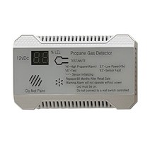 냄새측정기 하수구 무선 lcd 복합가스측정기 12v 가스 경보 감지기 가연성 가스 누출 경보 센서 프로판 부탄 lpg 자연 모터 홈 안전 장치, 하얀