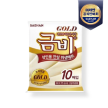 금비 골드 위생 깔개매트, 60 x 75 cm, 10개입, 5개