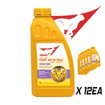 제커 GDI 올인원 5W30 가솔린 12P 그래핀 엔진코팅제함유 그룹V 포함 가솔린전용 GDI LPG용