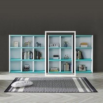 학생방 자녀방 꾸미기 모던 3단 6칸 오픈 수납장 거실 인테리어 정리함, 화이트