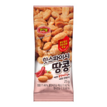 머거본 핫스파이시 땅콩, 25g(1개), 8개