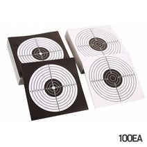 오너클랜 사격연습 표적지 에어소프트건 과녁판 타겟지, 블랙