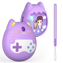 다마고찌 게임기 햄스터 키우기 Tamagotchi Pix 용 실리콘 커버 케이스 귀여운 만화 보호 방수 떨어짐 방, 01 A