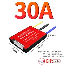 30A 40A 철 리튬 배터리 리튬 배터리 배터리 보호 보드 BMS Li-ion LIFEPO4 별도의 포트 3S 4S 10S 24S 12V 24V 36V 48V 60V 72V, 30A separate, LiFePO4 8S 24V, 5Ea