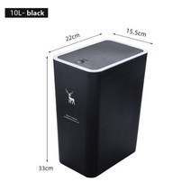 카페 욕실 사무실 청소 업소용 마포 브러쉬 걸레 화장실 다용도 북유럽화장실 쓰레기통 1015 가정용 주방 분 프레스 타입 거실 직사각형, S black deer