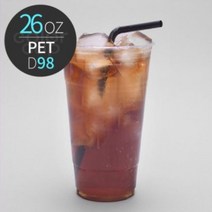 [소분]PET 26온스 98파이 투명컵 50개