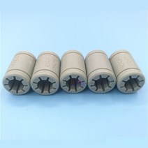 솔리드 폴리머 LM8UU 베어링 8mm 샤프트 Drylin RJ4JP-018 Anet Prusa i3 3D 프린터, 4pcs