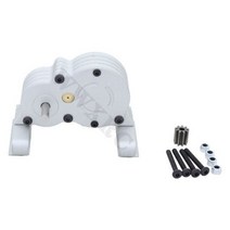 1/10 LCG 섀시 키트 RC 트랙 액슬 SCX10 I II III TRX4 카프라 1.9 UTB 업그레이드 부품 모든 금속 변속기 기어 박스, gearbox Silver-C