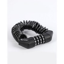 자전거 번호키 휴대용 자물쇠, 자전거열쇠1-블랙