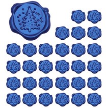 미화부장 완제품 실링 왁스 씰링 왁스 씰왁스 편지 초대장 청첩장 스티커 30P, christmas, 블루