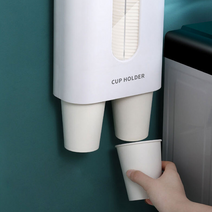 종이컵 보관 디스펜서 탕비실 정수기옆 판촉 편의용품, 종이컵디스펜서1구