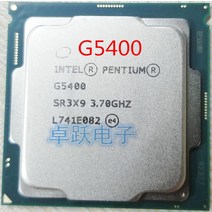 CPU 인텔 pc 데스크탑 컴퓨터 펜티엄 프로세서 g5400 3.7g 512kb 4mb