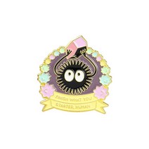 머플러 스카프 옷핀 뱃찌 혼주 브로치 broach 어린 시절 애니메이션 에나멜 핀 드래곤 하쿠 치히로 석탄 칼시퍼 지지 옷깃 배지 만화 영화 쥬얼리 팬 키즈 선물