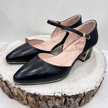 에스콰이아 여성 사이드 오픈 메리제인 쿠션 정장 구두 5cm J279W