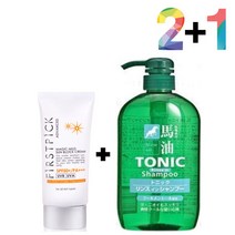 끈적임없는 선 썬 크림 순한 노세범 쿨 샴푸 바디워시, 매직마일드선크림 2개_사쿠라폼 1개