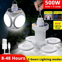 감성 캠핑 조명 야외 휴대용 램프 태양 에너지 led 토치 usb 충전식 야간 비상 서치, 버튼 스위치