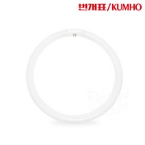 금호전기 써크라인 원형 형광등 형광 램프 단파장 FCL, 주광색(흰색빛), 번개표써크라인FCL40SD