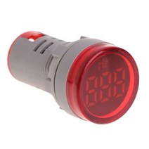 소형 주파수 측정기 대형 LED 디스플레이 헤르츠 테스터 미터 범위 20-75Hz 용, [02] red