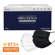 국산 일회용 덴탈마스크 50매/소형 중형 대형 특대형/비에이스, 중형 블랙(50매)