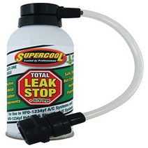 TSI Supercool 39241B-YF Total Leak Stop and U/V Dye 1 oz (HFC Free BOV Can with 1234yf Adapter Ret, 1oz, Yellow, Green