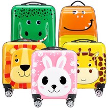 어린이캐리어 캐릭터동물 초등학생 생일선물 유치원 어린이집 기내용 유아여행가방 핑크 토끼
