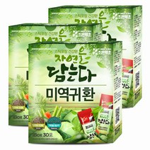 미역귀환 스틱 30포 x 3g x 3박스, 단품