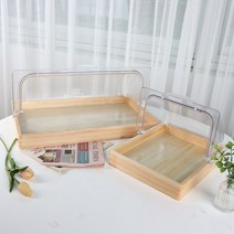 푸드박스 PC커버세트 PC베이커리커버 푸드덮개 PC뚜껑, 3) 푸드박스 대+PC커버 대(가로슬라이드