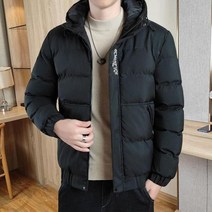 골프웨어 따뜻한 솔리드 방풍 골프 의류 남성용 레저 트렌드 다목적 후드 두꺼운 자켓 가을 겨울