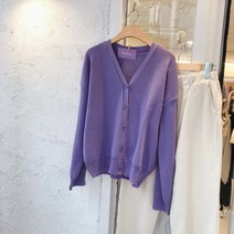 보블리에 / 데일리 컬러 브이넥 가디건
