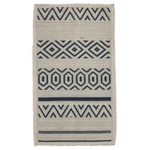 한일카페트 오가닉 면 엑센트 러그 60x100cm - 다크블루