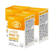 스마일렌 루테인 12 30캡슐X3통 3개월분 눈영양제, 3통, 30개