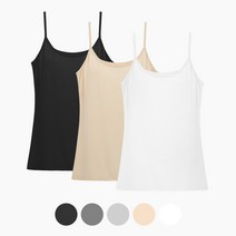 모달 끈나시 3매세트 레이어드 이너나시 민소매 나시