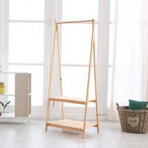 [리비니아] 원목 코트 멀티 행거 12종 2color 6type, 내츄럴, 슬림2단행거