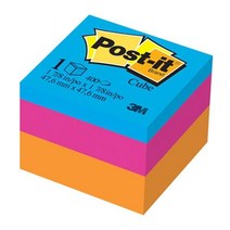 3M)포스트-잇 노트큐브(2051-N-3컬러-47 6X47 6mm)