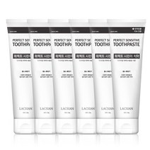 라끄시안 퍼펙트 시린이 120g 치약, 6개, 120ml