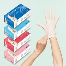 케어라인 니트릴장갑 200매 라텍스장갑 100매 일회용장갑 대용량 알러지방지 위생장갑 XS S M L XL, 미니(XS)
