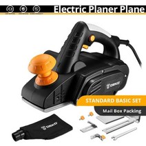 다이나믹 에어쿠션 데코 전기 손 대패 900W 16000RPM 목재 절단 전동 공구 3mm 조정 가능한 깊이 이상적인 목공 DKEP900, Russian Federation+DKEP900+EU