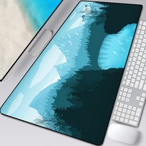 야구 스트라이커존 그물망 네트 피칭 배팅 연습 Deep Forest Firewatch 노트북 게이머 마우스 패드 게임용 대형 잠금 장치 키보드 70x30 cm Deak Mat fo, kanhuoren-023+900x400x3mm