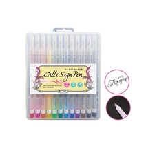 [바보사랑] 토요 캘리그라피 사인펜 12색, 상세 설명 참조, 상세 설명 참조