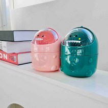 원터치 미니 쓰레기통 사무용 거실 침실 화장실 원클릭 미니 휴지통, 그린, 상품선택