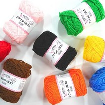 하마나카 아미모노클럽 뜨개실 수세미 아크릴 인형 보니 인형나라 인형의꿈, 4 연핑크, 상세페이지 참조11