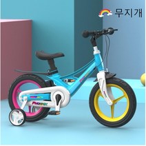 디와이(DY) Phoenix 아동 어린이 자전거 12 14 16인치 레드 무지개 블랙 핑크, 무지개+12인치