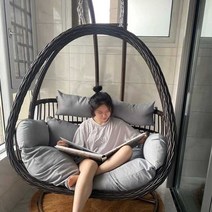라탄 그네 의자 체어 야외 실내 실외 가정용 가구