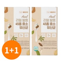 곡물발효 효소 유산균 역가수치 높은 45종 효소 아밀라아제 프로테아제 소화에 도움 1+1