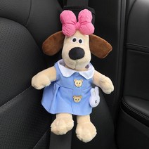 그로밋안전벨트 큐티 강아지 자동차 안전 숄더 뽀글이 피규어 보험 벨트 커버 차량용 인형 카 장식 세트, 옵션27