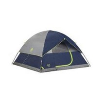 Coleman Sundome 캠핑 텐트, 4 Person, NavyBlue
